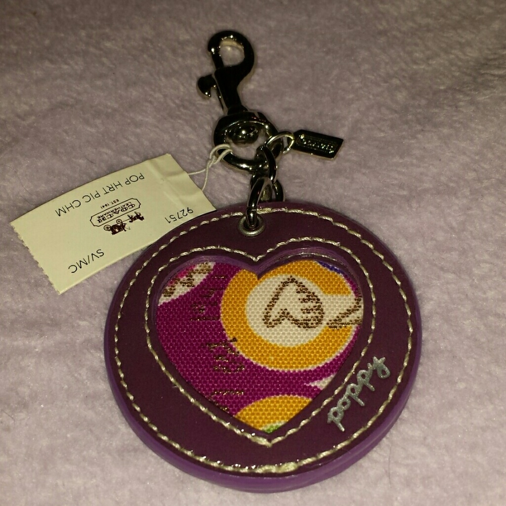 Nwt Coach Poppy Pop C Keyfob